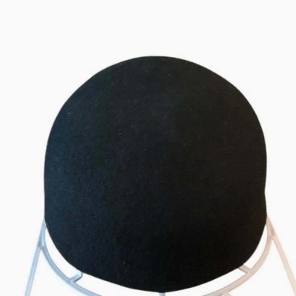 Riviera Womens Church Hat Black Wool One Size Fits All Hat‎